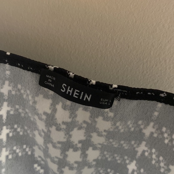 Shein Plaid Crop Top - Picture 3 of 4